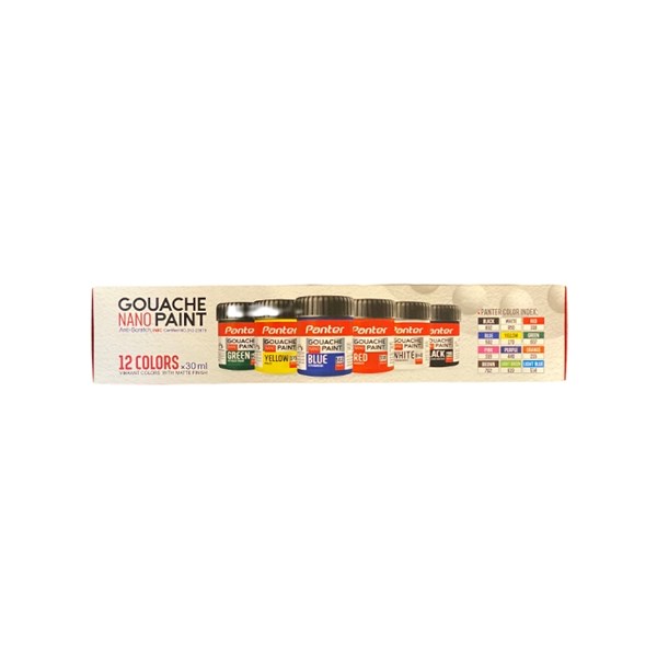 Painter gouache 12 nano colors