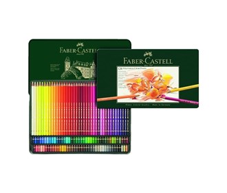 Polychrome colored pencils 120 colors metal box