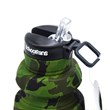 Collapsible silicone thermos grenade