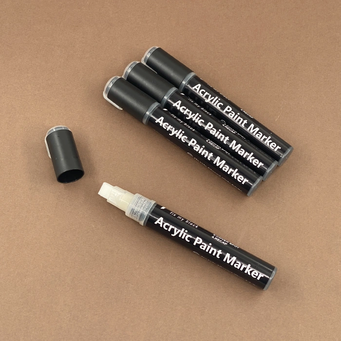 Black acrylic marker