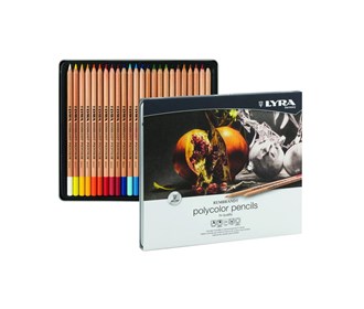 Lira polychrome colored pencils (Rembrandt model) 24 colors