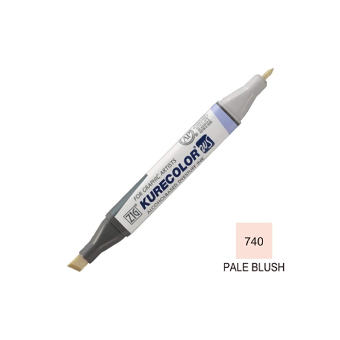 ماژیک طراحی کیوکالر دو سر PALE BLUSH 740