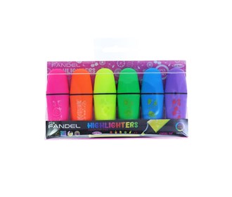 Highlighter 6 colors mini fandel